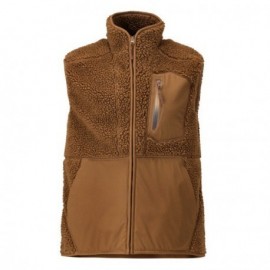 Gilet fourrure zippé