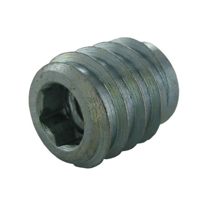 Insert à visser 1 sachet(s) de 4 unité(s) insert à visser m8 ø10 x l15 mm - zamak - interges.com