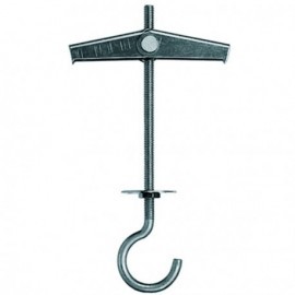 Cheville à bascule avec crochet