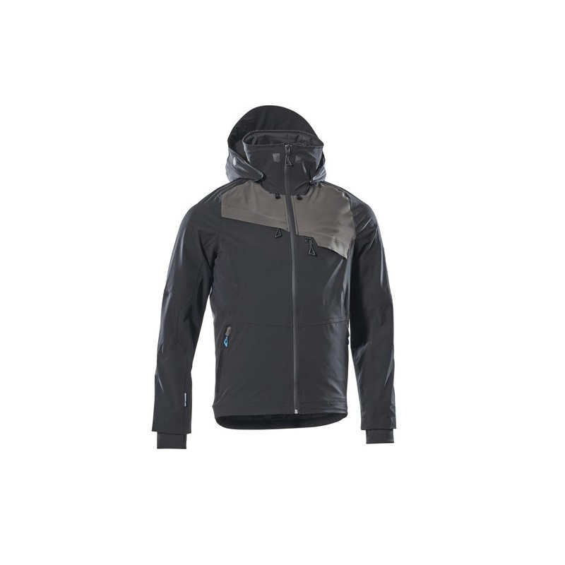 Veste d'extérieur imperméable advanced 200 - 300 g entre 1 et 3 veste xs gris anthracite / noir 1 pièce(s) veste d'extérieur imperméable noir/gris ant
