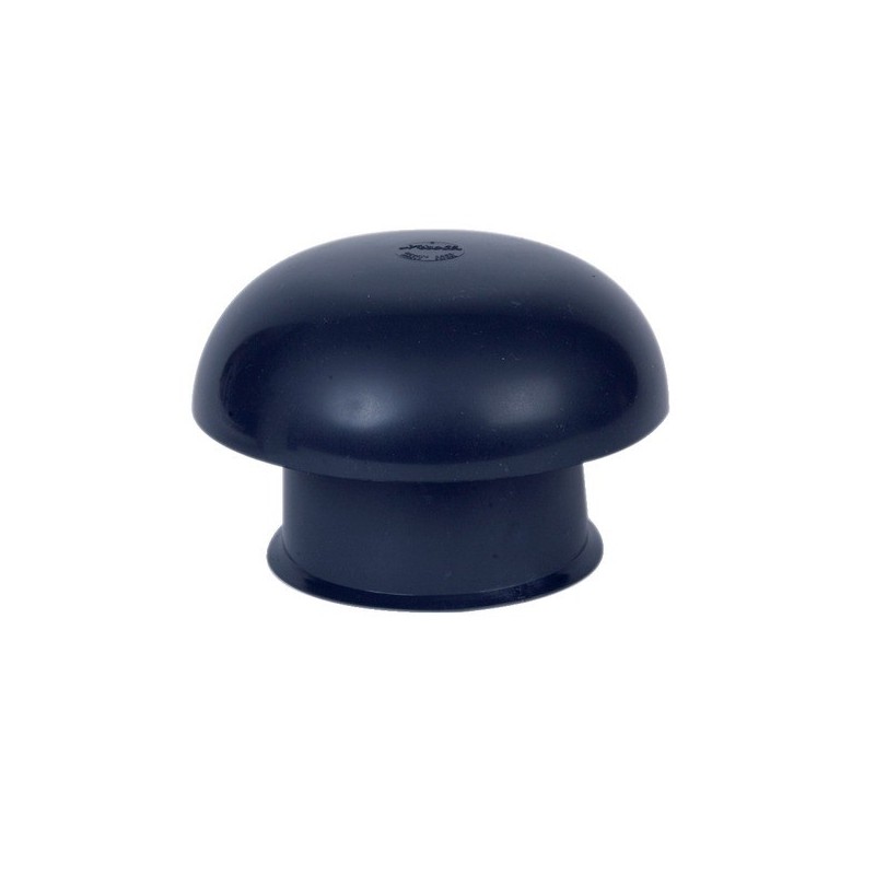 Chapeaux de ventilation de toiture simple 1 pièce(s) chapeau de ventilation sans moustiquaire ø100 anthracite - nicoll