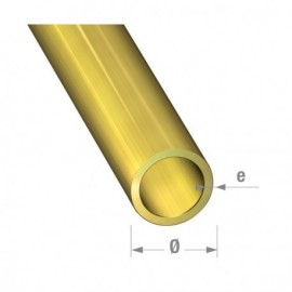 Tube rond Ø6 x 0,5 mm - Laiton