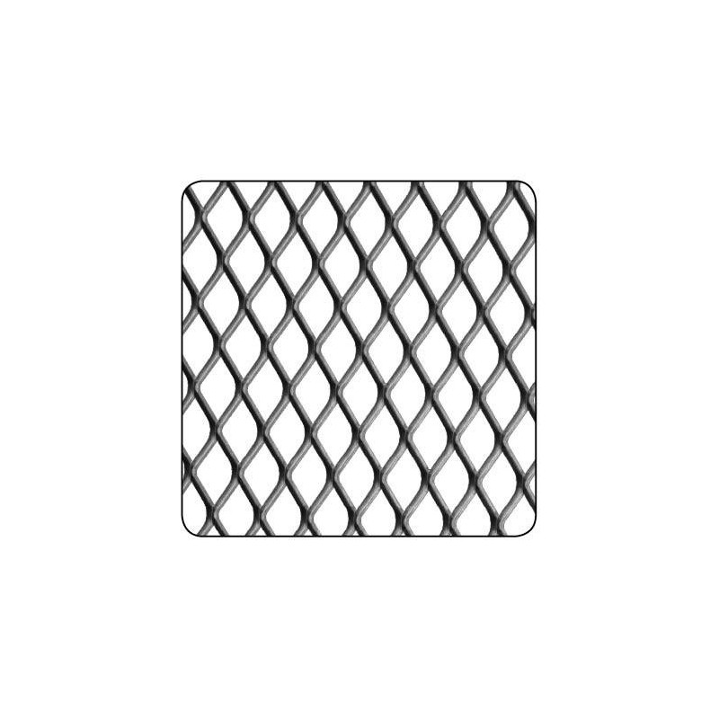 Tôles décoratives alu brut 1 feuille(s) tôle métal déployé 1000 x 500 / 10 x 5,5 mm - aluminium brut - cqfd