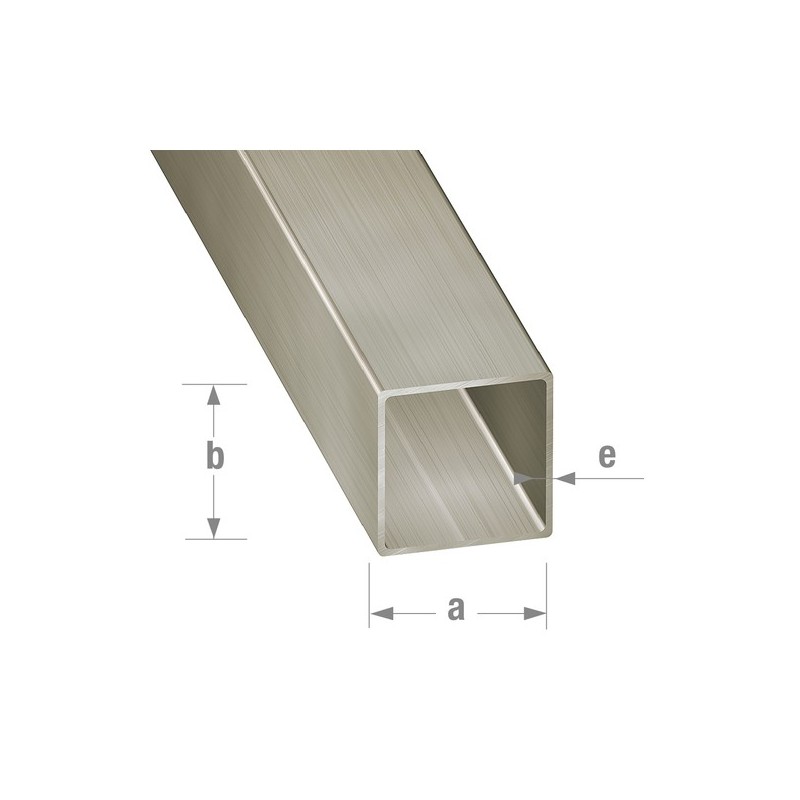 Tube carré inox mat - qualité professionnelle - Champion Direct