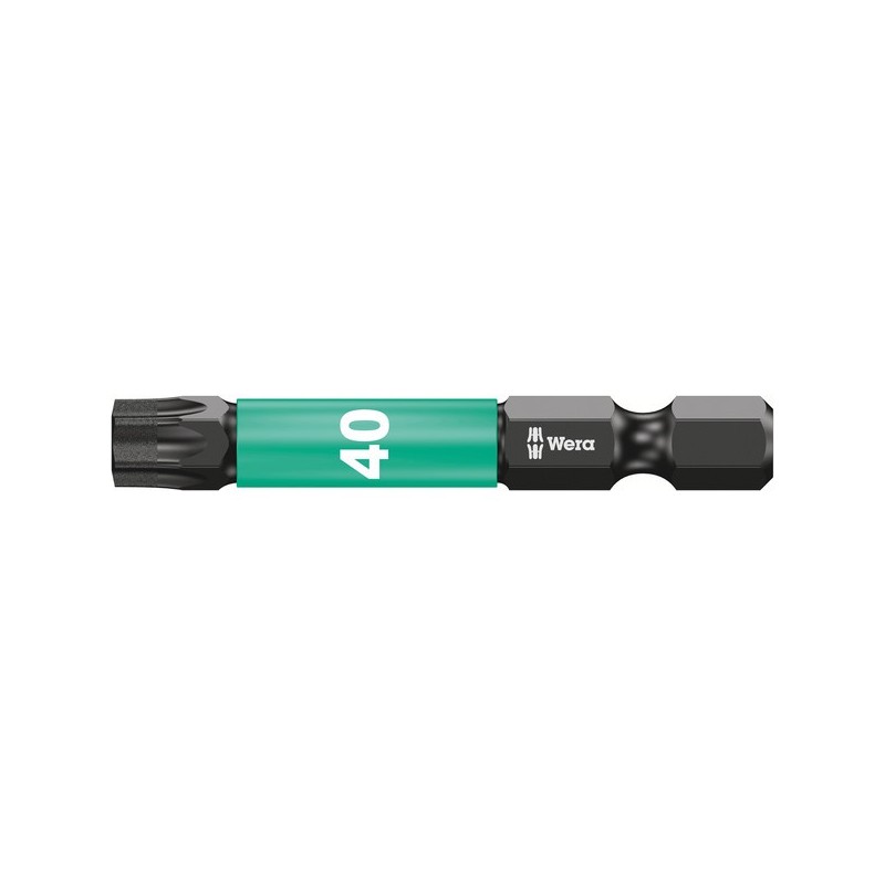 Embouts impaktor® torx® embouts impaktor long tx 40 x 50 mm 50 mm torx® t40 1 blister(s) de 1 pièce(s) - wera werkzeuge