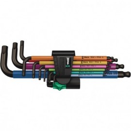Jeu de clés mâles 6 pans Multicolor