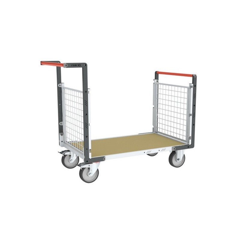 Chariot modulaire grillagé 1 pièce(s) chariot modulaire grillagé 2 dossiers 965 x 600 mm - fimm