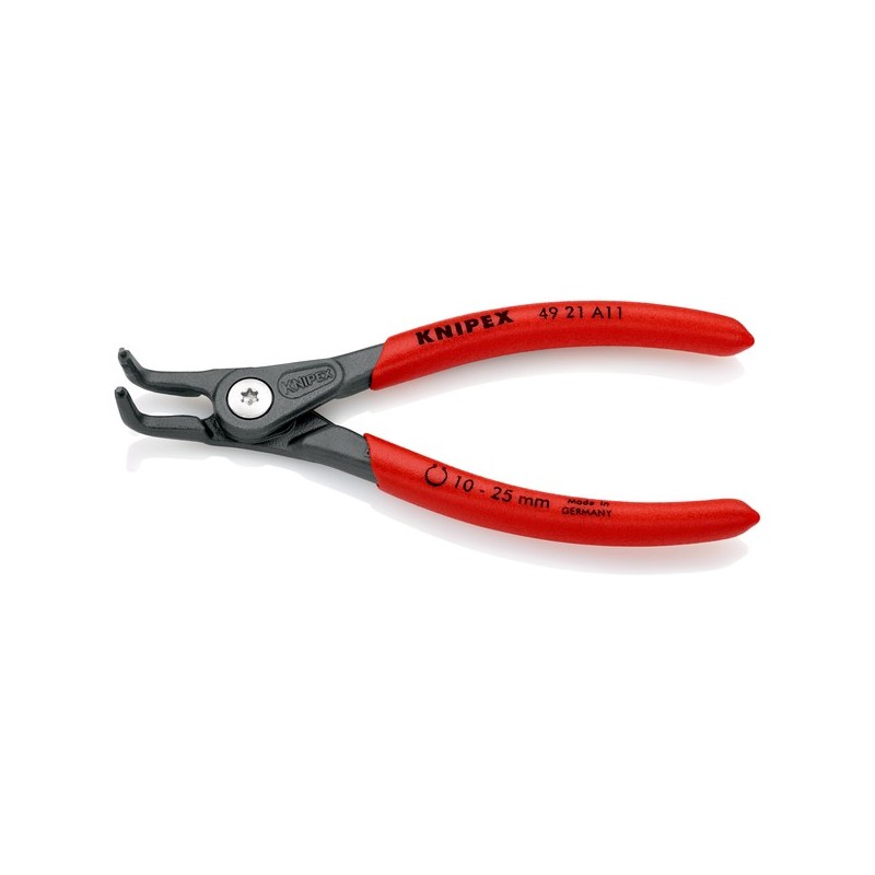 Pince Ã  circlips extÃ©rieur de 10 Ã  25 mm Knipex coudÃ©e