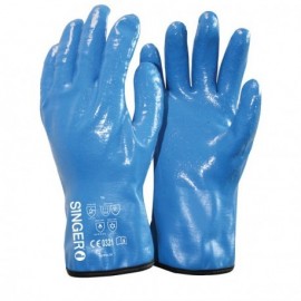 Gants étanche fourré polaire tout enduit