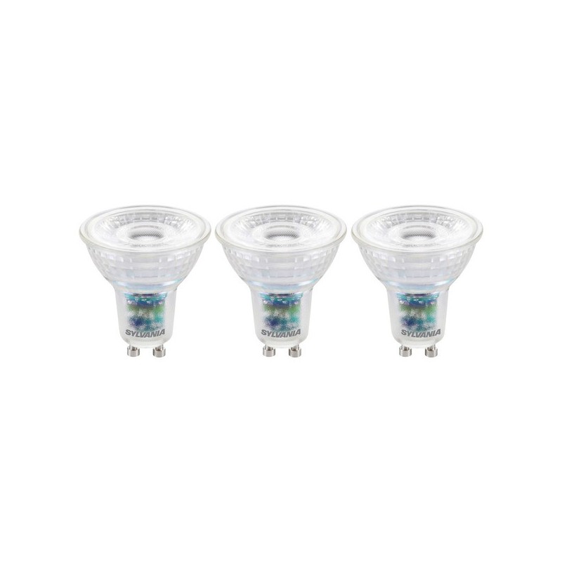 Lot de 3 ampoules platinum retro es50 classe a 4000 °k 50000 heure(s) 360 2 w gu10 blanc froid 1 pack(s) de 3 unité(s) ampoule 2w 4000k 360lm gu10 - s
