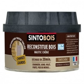 Mastic reconstitue bois charges lourdes - Chêne