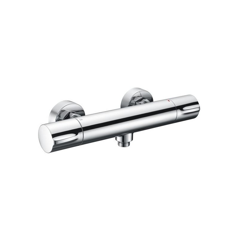 Thermostatique+douche+kilya+chrome+1+piece(s)+thermostatique+douche+kilya+chrome+inox+mitigeur+chrome+-+edouard+rousseau+sas