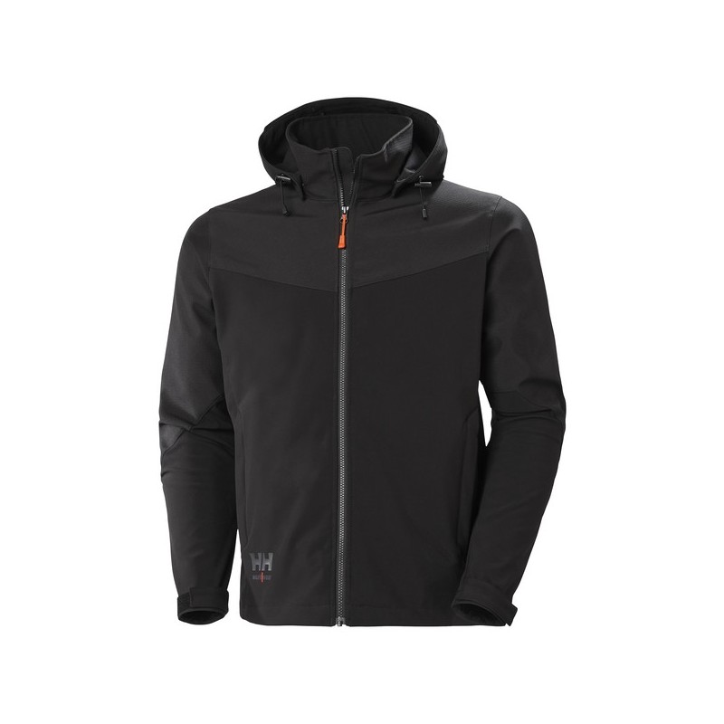 Veste softshell oxford m tm noir 300 - 400 g entre 1 et 3 veste 1 pièce(s) veste softshell oxford noir tm polyamide, polyester - helly hansen