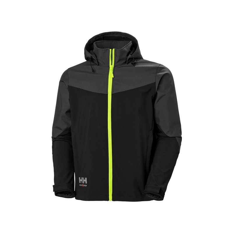 Veste softshell oxford xl 300 - 400 g entre 1 et 3 veste 1 pièce(s) veste softshell oxford noir/gris txl gris / noir polyamide, polyester gris, noir -