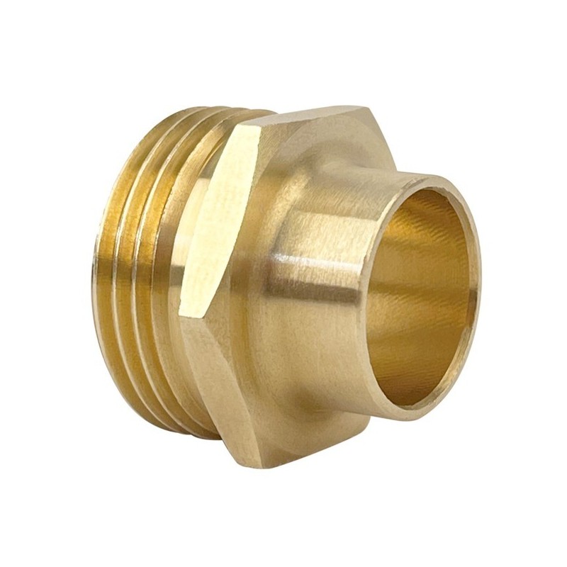 Manchons – fer/cuivre - laiton manchon mâle m ø 12 mm / 12 x 17 mm - fer-cuivre 1 sachet(s) de 10 pièce(s) 12 mm 12/17 (3/8") mâle cuivre, fer - boutt