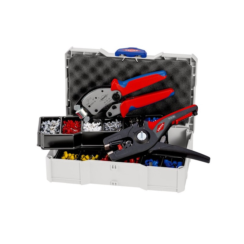 Coffret d'outils de sertissage tanos mini-systainer® 1 coffret(s) coffret d'outils de sertissage tanos mini-systainer® - knipex werk