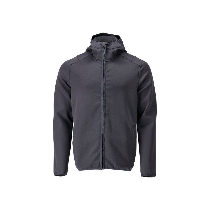 Veste zippée déperlante customized s marine softshell 300 - 400 g entre 1 et 3 bleu 1 pièce(s) élasthanne , polyester recyclé veste customized zippée