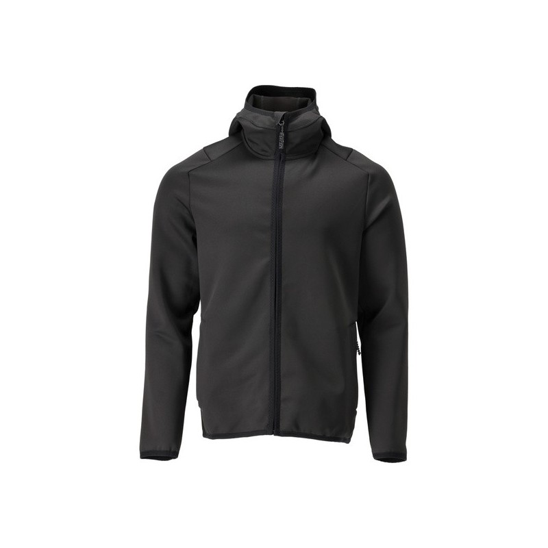 Veste zippée déperlante customized noir softshell 300 - 400 g entre 1 et 3 xs 1 pièce(s) élasthanne , polyester recyclé veste customized zippée noir t