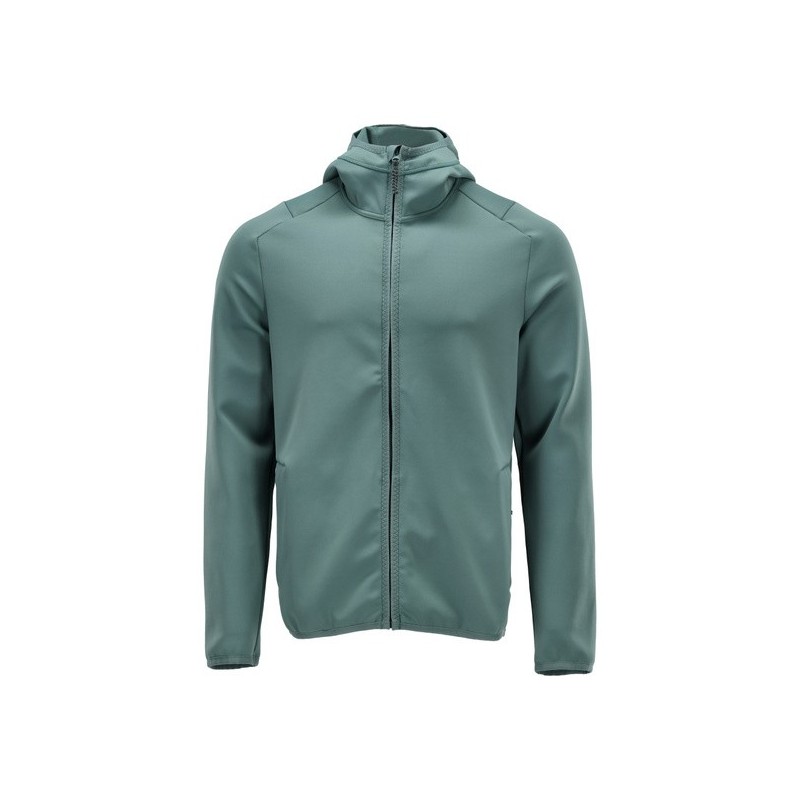 Veste zippée déperlante customized vert softshell 300 - 400 g entre 1 et 3 xs 1 pièce(s) élasthanne , polyester recyclé vert clair veste customized zi