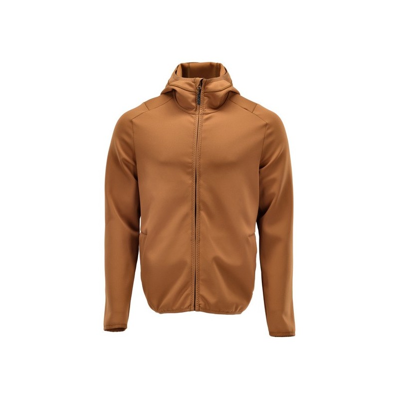 Veste zippée déperlante customized s softshell 300 - 400 g entre 1 et 3 marron 1 pièce(s) élasthanne , polyester recyclé brun veste customized zippée