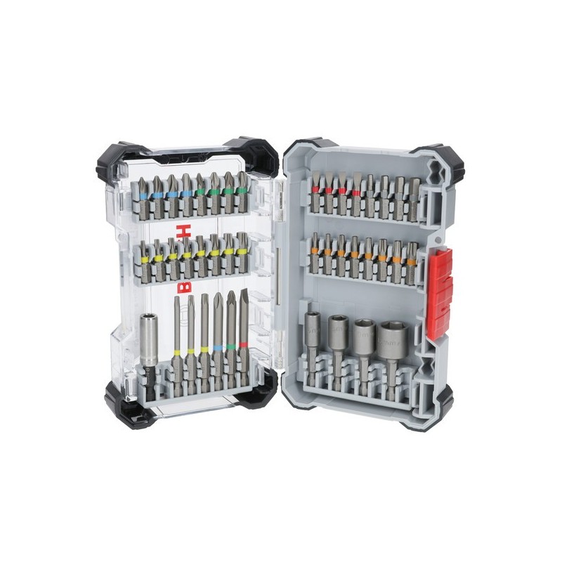 Set d'embouts de vissage extra hard pick and click 1 coffret(s) de 43 pièce(s) set d'embouts de vissage extra hard pick and click boîte 43 chp_chp_uni