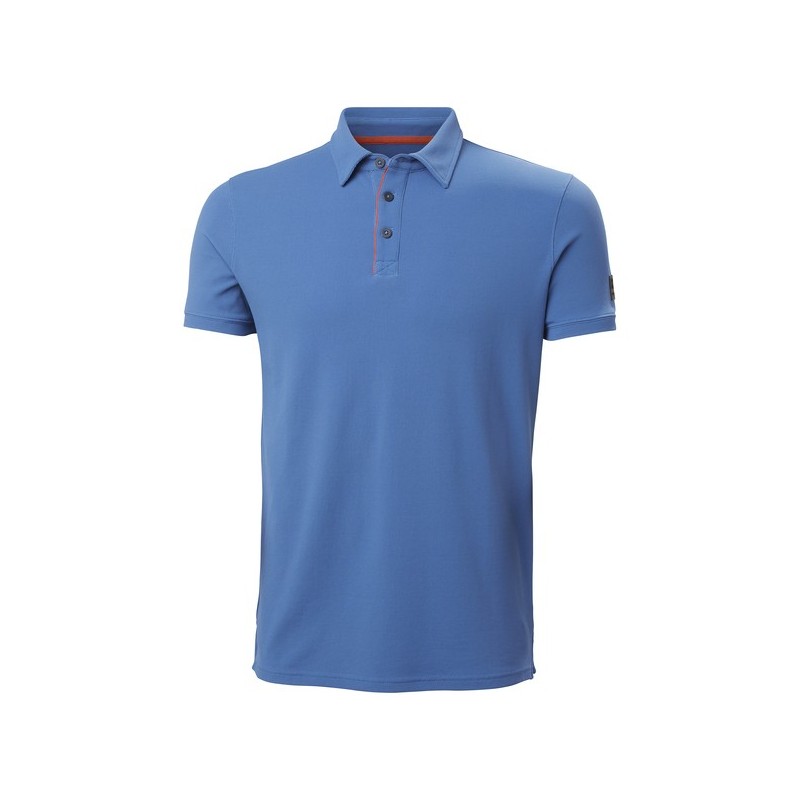 Polo kensington tech 100 - 200 g bleu xs t-shirt polyamide 0 1 pièce(s) polo manches courtes kensington tech bleu txs - helly hansen