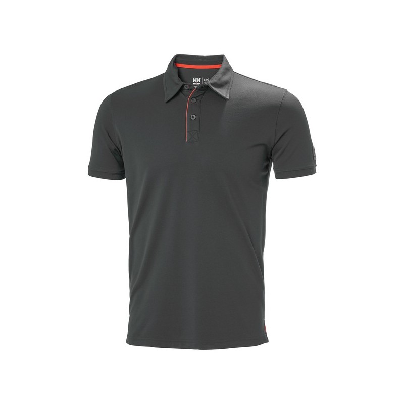 Polo kensington tech s gris 100 - 200 g t-shirt polyamide anthracite 0 1 pièce(s) polo manches courtes kensington tech anthracite ts - helly hansen
