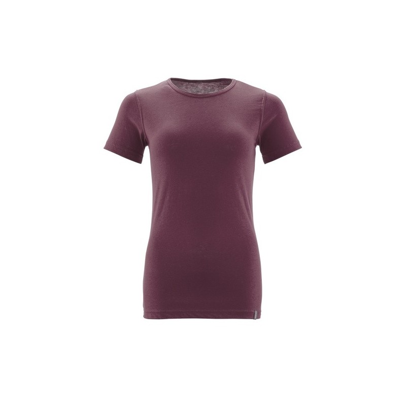 T-shirt femme crossover m 100 - 200 g rouge t-shirt bordeaux 0 1 pièce(s) coton, polyester recyclé t-shirt femme crossover bordeaux tm - mascot