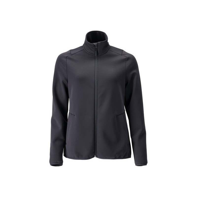 Veste hybride femme customized marine l softshell 300 - 400 g entre 1 et 3 bleu 1 pièce(s) élasthanne , polyester recyclé veste hybride femme customiz