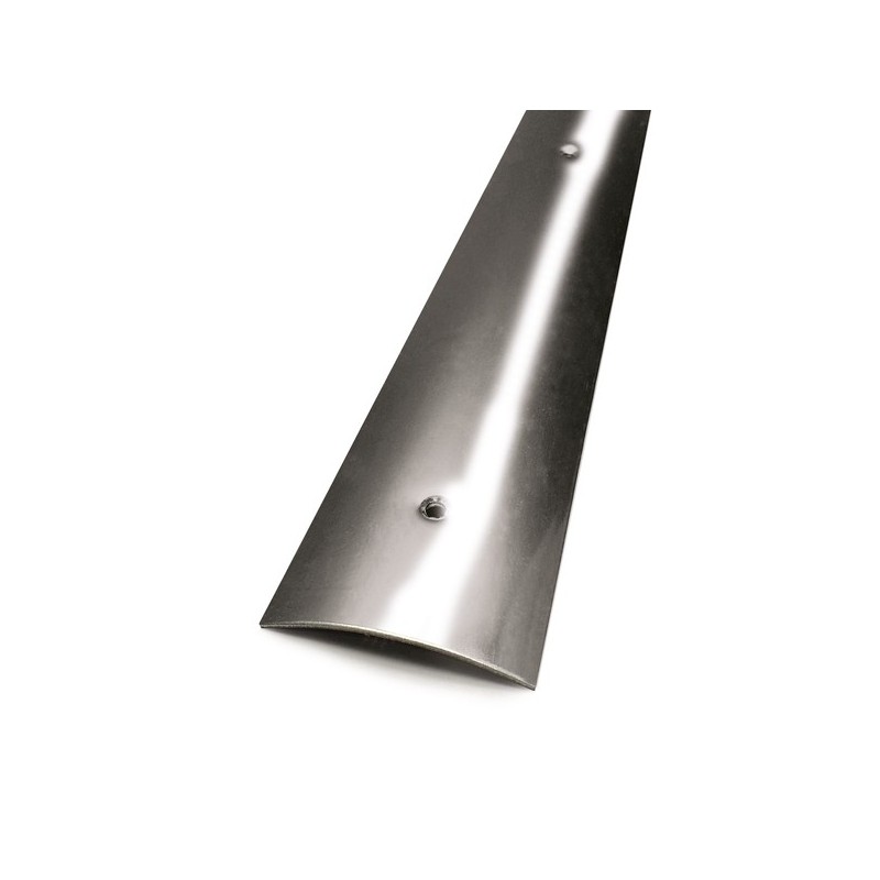 Seuil plat inox grande longueur 1 pièce(s) à visser aluminium naturel intérieur 2.70 m 40 mm seuil plat à visser alu. naturel 40 x 2700 mm - dinac
