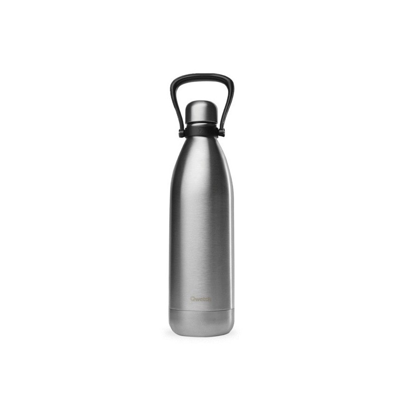 Gourde isotherme 1l 1 pièce(s) bouteille isotherme 1l inox brossé - qwetch