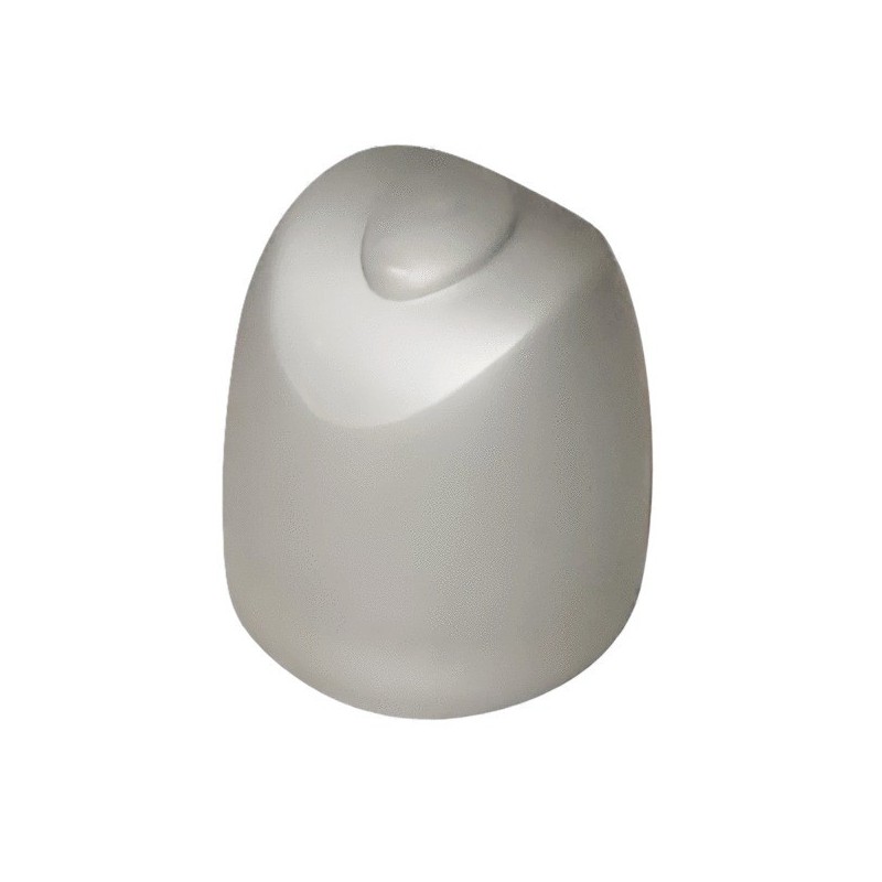 Butee+de+sol+3845+dune+ø38+x+h45+mm+-+zamak+argent+velours+1+piece(s)+butee+de+sol+3845+dune+ø38+x+h45+mm+-+zamak+argent+velours+-+vachette+anjou