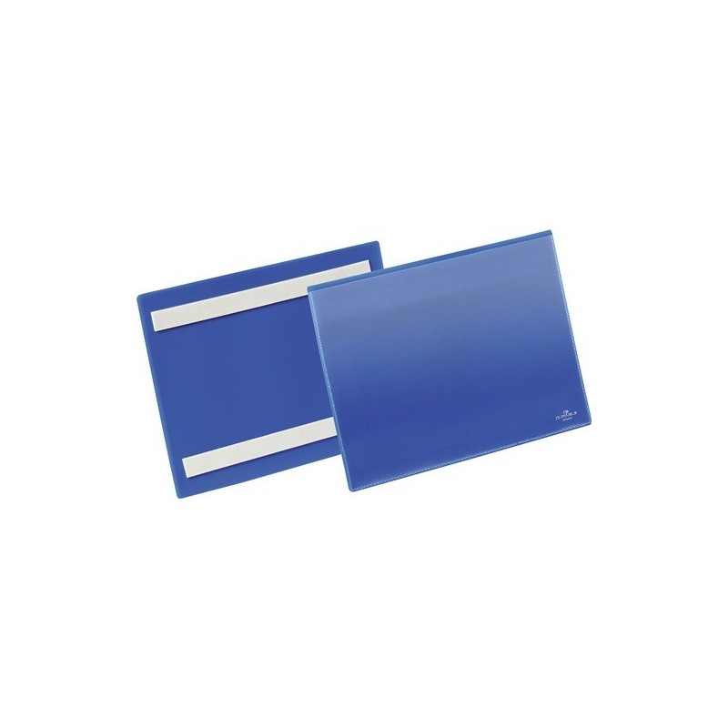 Pochette à étiquettes durable 1 carton(s) pochette à étiquettes l.210xh148 mm bleu - durable