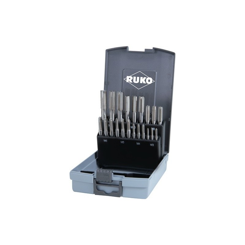 Jeu de filières et de tarauds din 352 m3-m12 1 pièce(s) jeu de filières et de tarauds din 352 m3-m12 - ruko