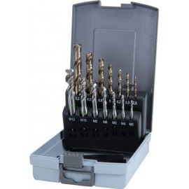 Jeu de tarauds de machine DIN 371/376 C M3-M12 14 pcs.