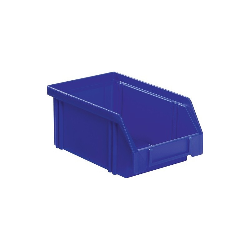 Lot+boite+de+rangement+à+ouverture+frontale+lk+la-ka-pe+1+carton(s)+de+25+piece(s)+boite+rangement+ouv+front+lk+l160/140xl105xh75mm+ps+bleue+-+la-ka-p