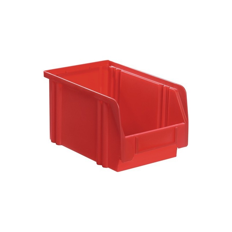 Lot boîte de rangement à ouverture frontale lk la-ka-pe 1 carton(s) de 25 pièce(s) boîte rangement ouv front lk l230/200xl140xh130mm ps rouge - la-ka-