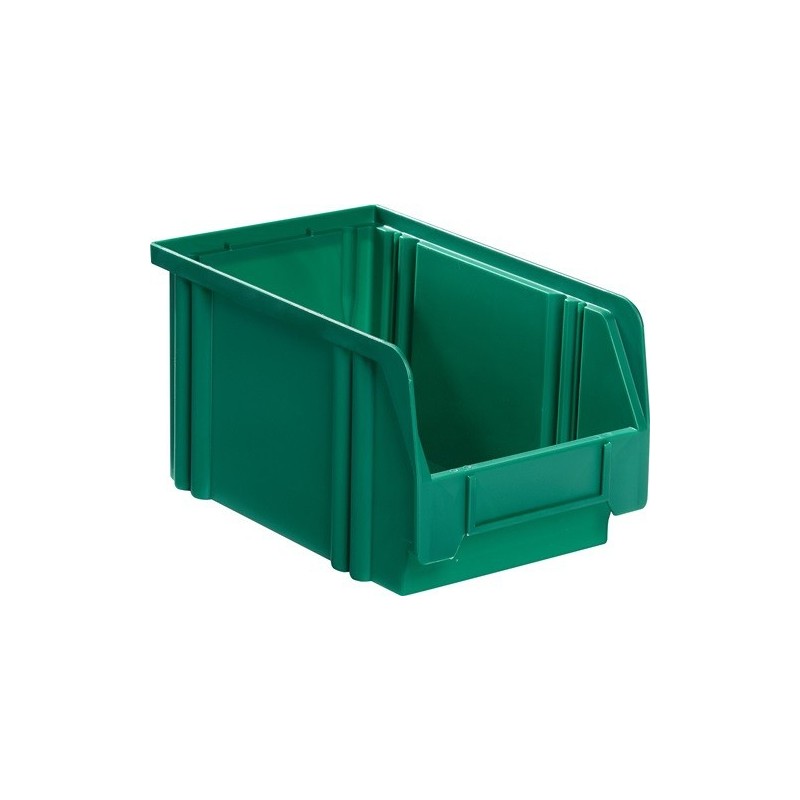 Lot+boite+de+rangement+à+ouverture+frontale+lk+la-ka-pe+1+carton(s)+de+25+piece(s)+boite+rangement+ouv+front+lk+l230/200xl140xh130mm+ps+verte+-+la-ka-