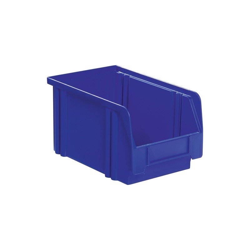 Lot boîte de rangement à ouverture frontale lk la-ka-pe 1 carton(s) de 25 pièce(s) boîte rangement ouv front lk l230/200xl140xh130mm ps bleue - la-ka-