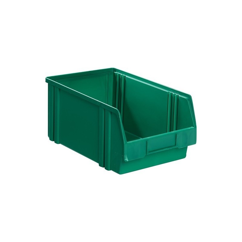 Lot boîte de rangement à ouverture frontale lk la-ka-pe 1 carton(s) de 25 pièce(s) boîte rangement ouv front lk l290/266xl140xh130mm ps verte - la-ka-