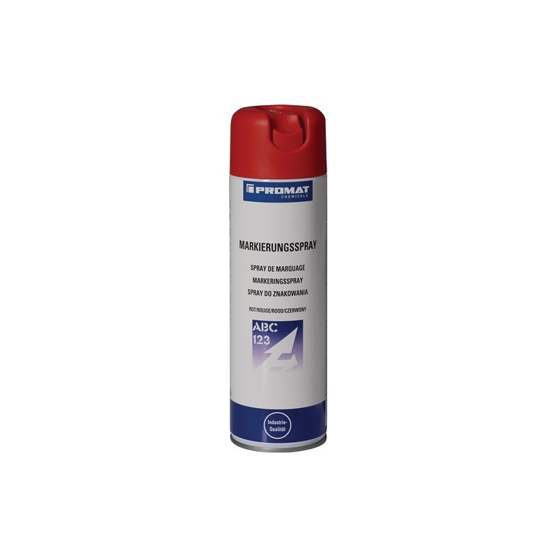 Lot spray de marquage promat chemicals 1 carton(s) de 12 pièce(s) spray de marquage rouge - promat chemicals