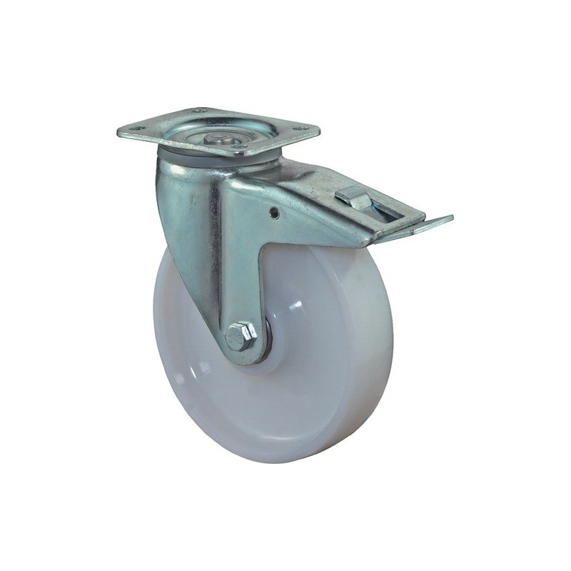 Roulette pivotante de charge lourde bs rollen 1 pièce(s) roulette piv charge lourde ø roue 250mm cap. charge 1400 kg - bs rollen