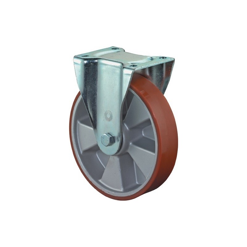 Roulette+fixe+charge+lourde+l.610+l.90+125+ø125mm+cap+450kg+1+piece(s)+roulette+fixe+charge+lourde+l.610+l.90+125+ø125mm+cap+450kg+-+bs+rollen