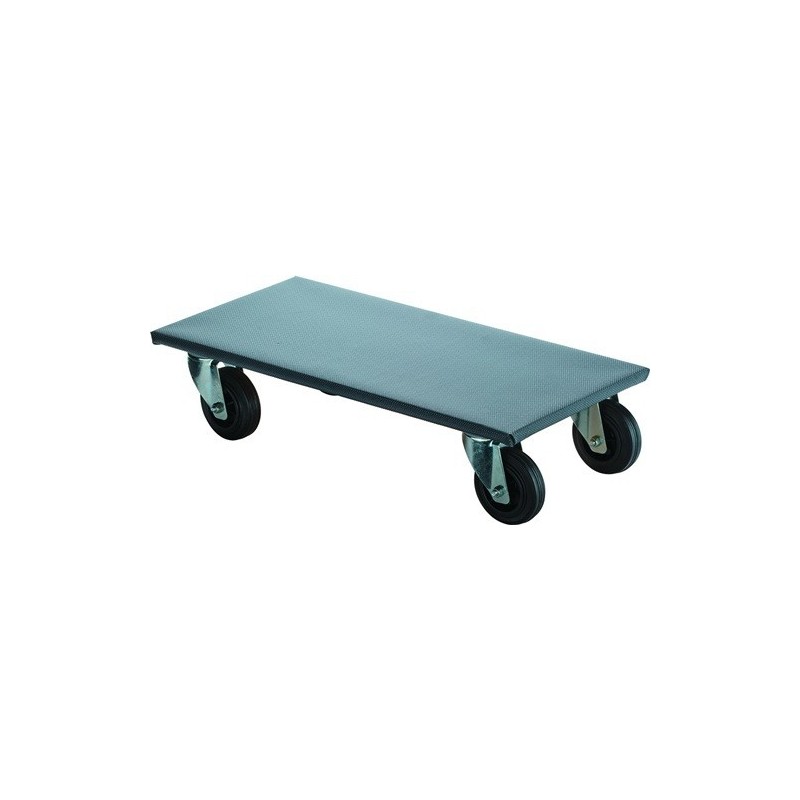 Planche à roulettes bs rollen 1 pièce(s) planche roulettes ø100mm l350mm caoutchouc plein - bs rollen