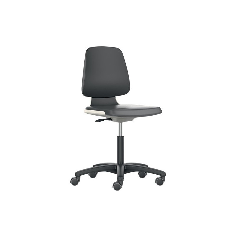 Chaise d'atelier pivotante labsit bimos 1 pièce(s) chaise atelier pivotante labsit rouleaux coque siège bleu - bimos