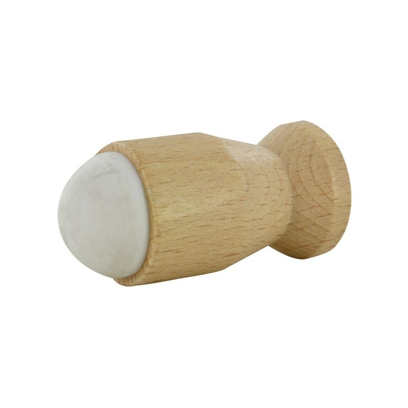 Butée de plinthe modèle balustre 1 pièce(s) butée de plinthe modèle balustre ø 26 x 60 mm - hêtre verni - interges.com