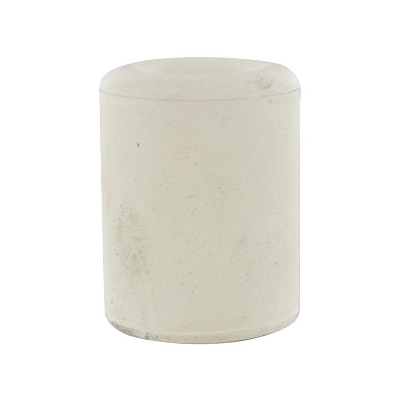 Butée de porte modèle simple 1 sachet(s) de 1 unité(s) butee de sol ø30 x h38 mm - caoutchouc blanc - interges.com