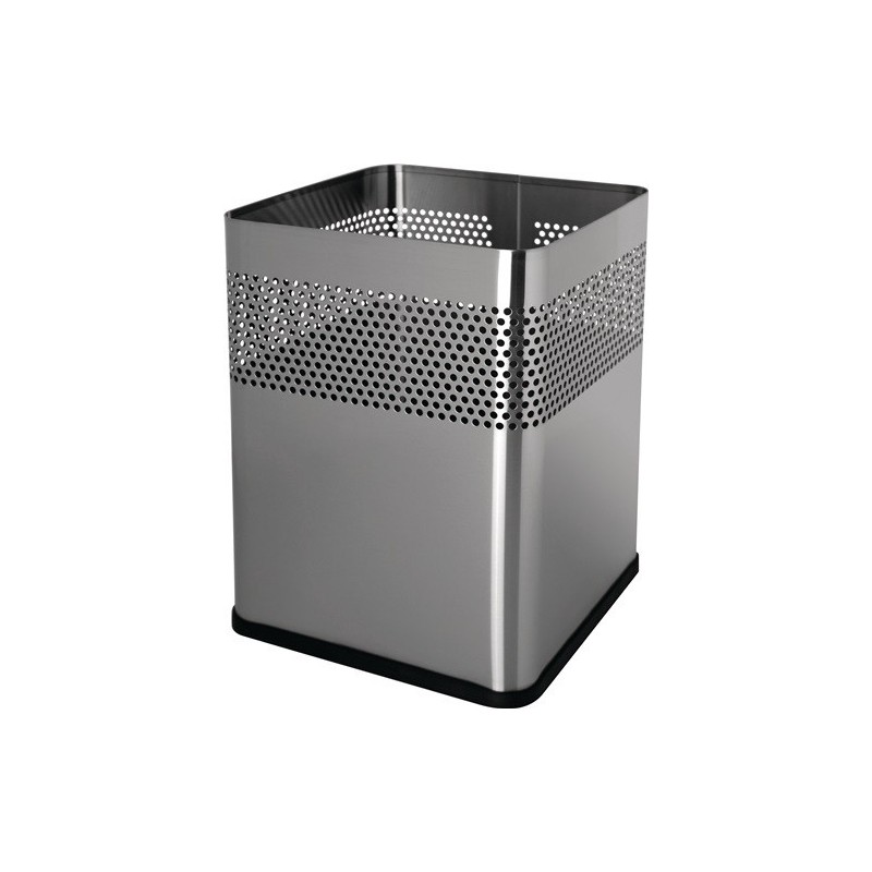 Corbeille à papier helit 1 pièce(s) corbeille à papier 18 l h325xb240xt240 mm carré - helit