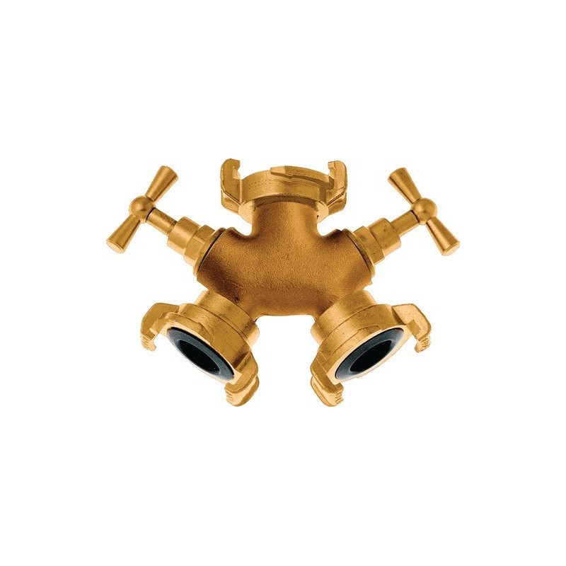 Distributeur deux voies geka plus laiton tdu tuyau 9,5-38mm 1 pièce(s) distributeur deux voies geka plus laiton tdu tuyau 9,5-38mm - geka