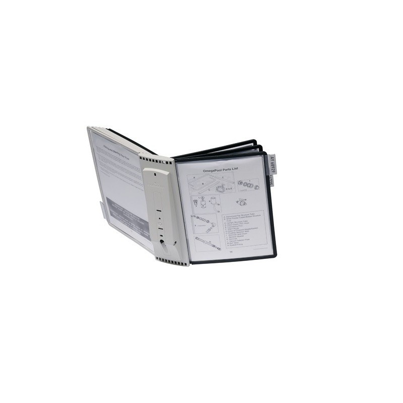 Support mural durable 1 pièce(s) support mural 10 pochettes de présentation - durable